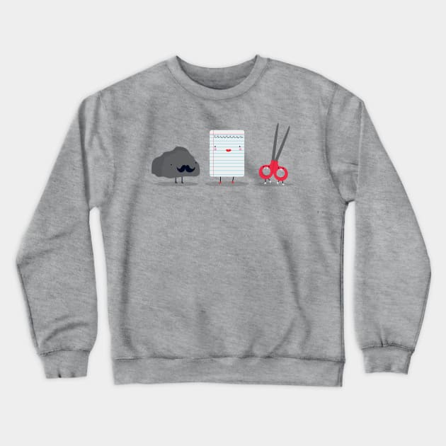 Rock paper scissor Crewneck Sweatshirt by Mjdaluz